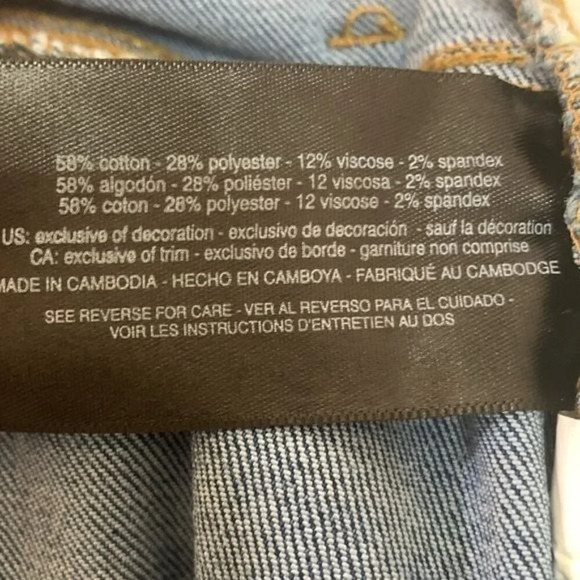 Gloria Vanderbilt All Around Slimming Amanda Jean Shorts Plus Size 18 - Picture 9 of 9